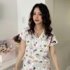 Đồ Ngủ Pijama Ngắn Họa Tiết Kawaii Dễ Thương