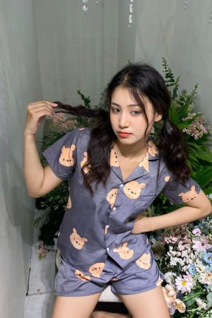 Đồ Ngủ Pijama Ngắn Phong Cách Trẻ Trung