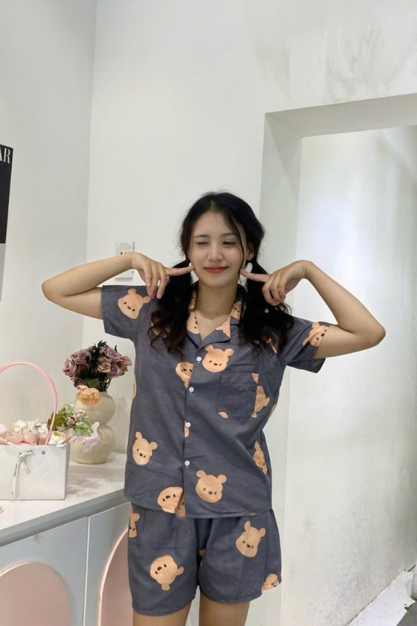 Đồ Ngủ Pijama Ngắn Phong Cách Trẻ Trung