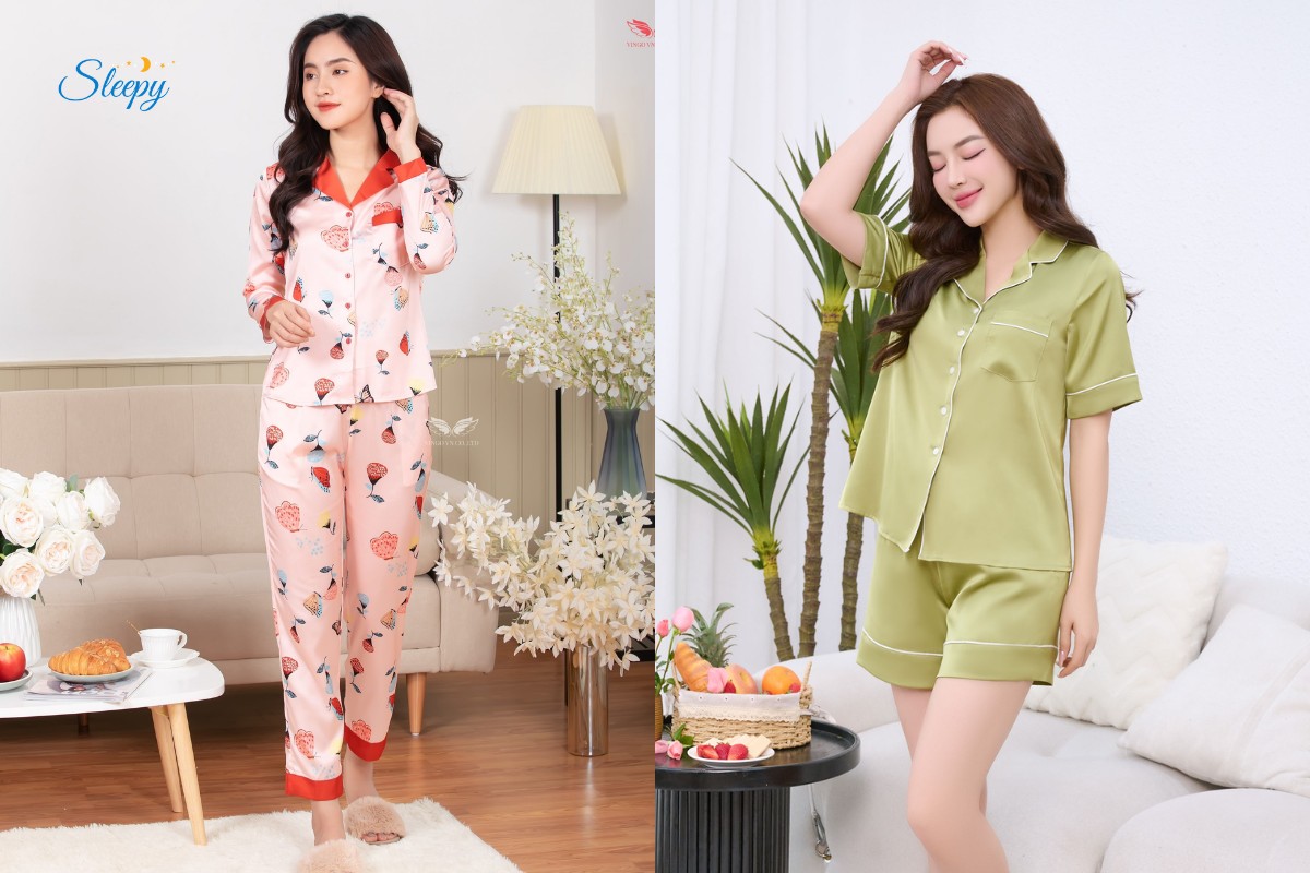 Những mẫu pijama thịnh hành 