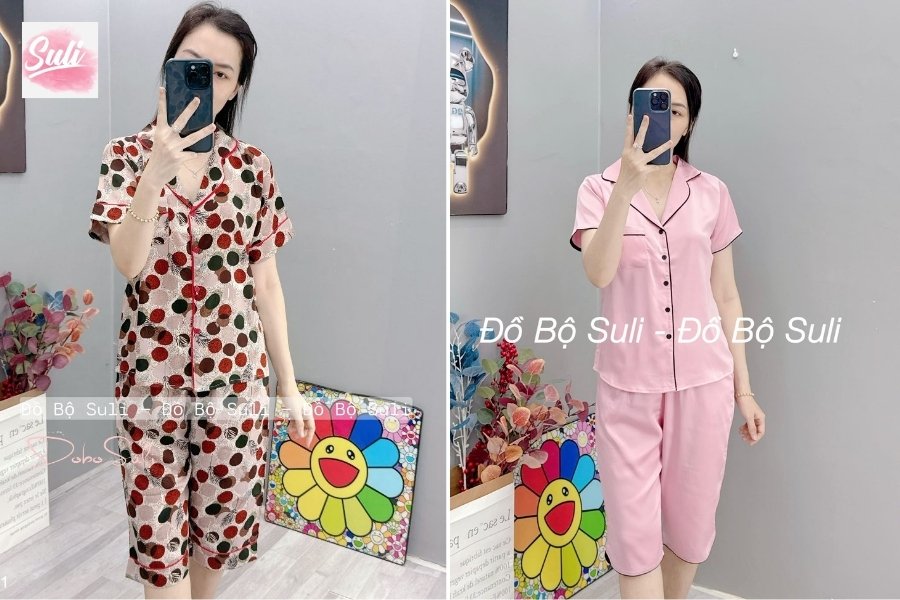 Pijama lụa cao cấp tại Suli TP.HCM.