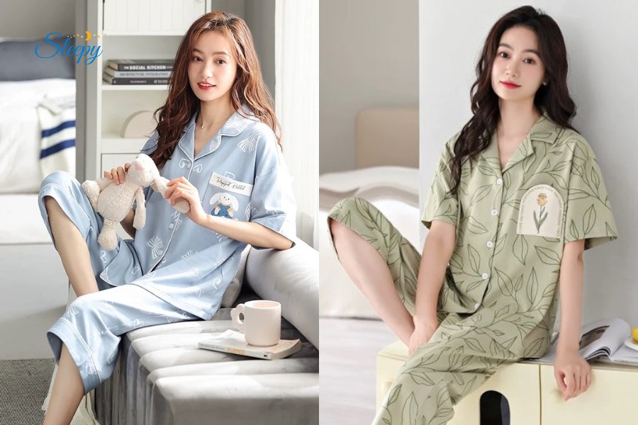 Pijama hiện đại với thiết kế thoải mái và thời trang