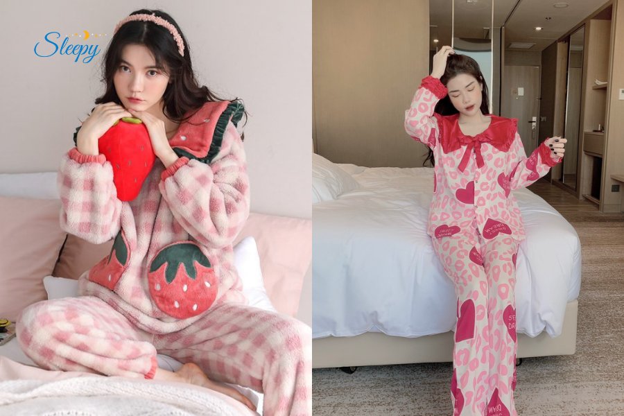 Pijama họa tiết thời thượng 