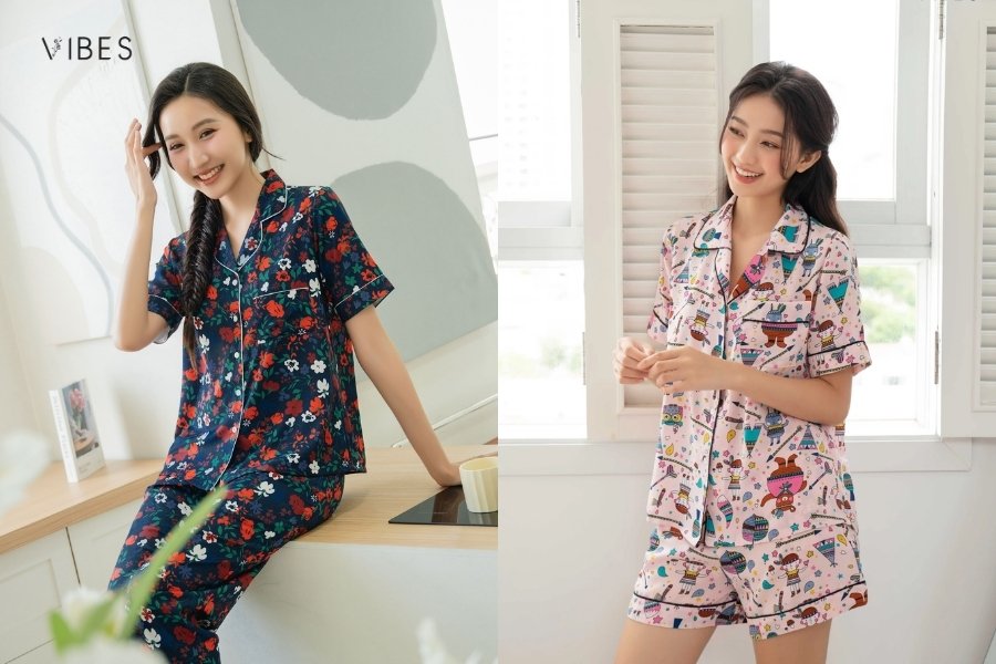 Cửa hàng Vibes với pijama lụa TP.HCM.