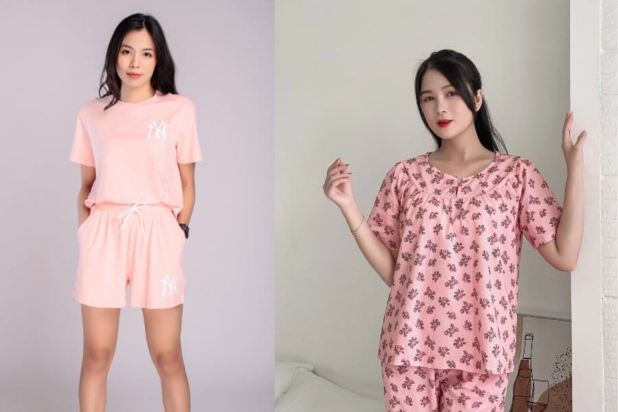 Đồ Bộ Thun Cotton Mặc Nhà Cao Cấp